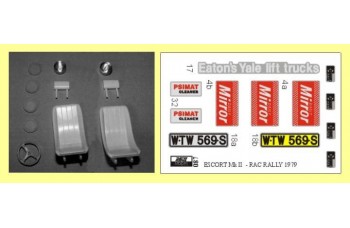 Transkit – Ford Escort Mk.II  - Resin parts + decal / upgrade rally version